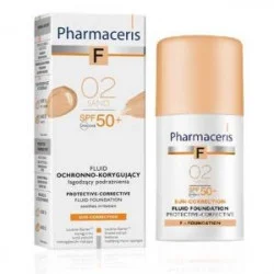 PHARMACERIS F FOND DE TEINT SPF 50+ (02 SAND) 30ML
